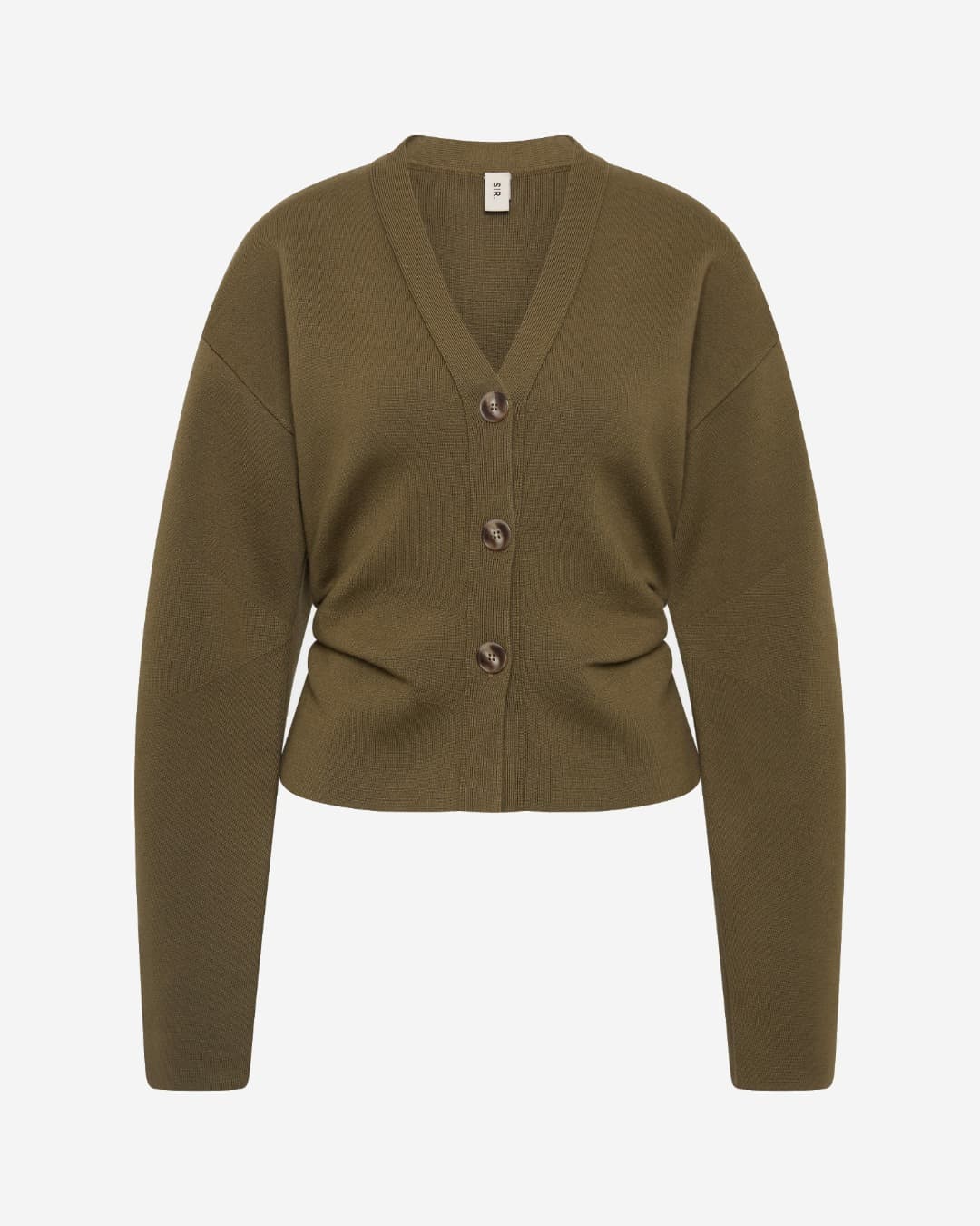 Sir Ayana Gathered Cardigan - Olive