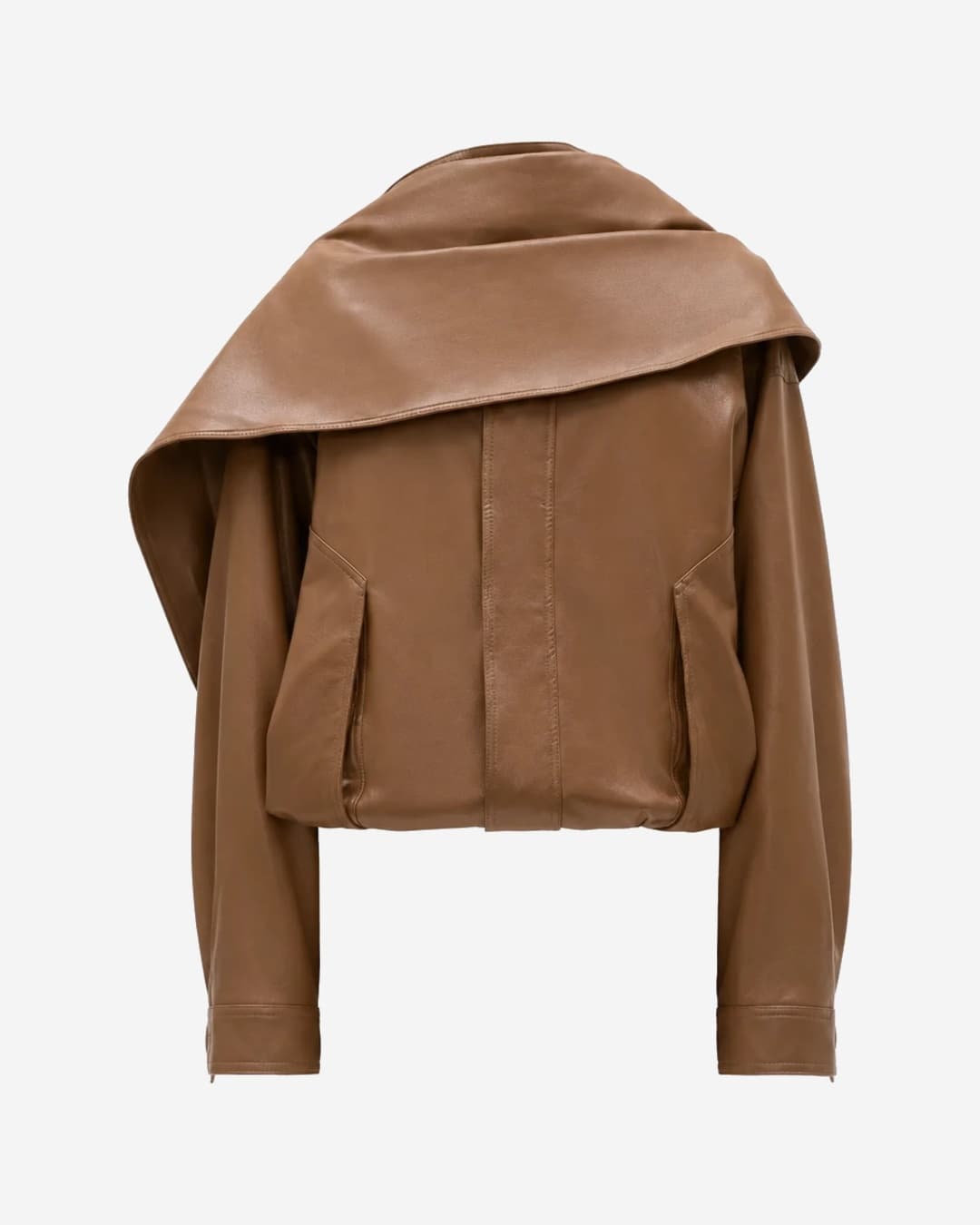 Bayse Cairo Bomber And Cape - Tan